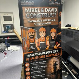 un roll up banner de constructii